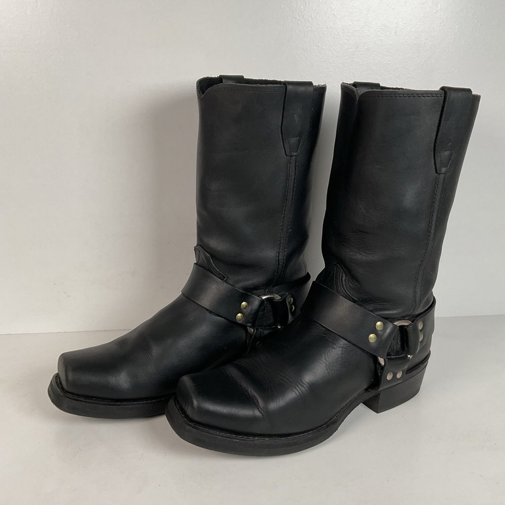 Vintage Durango Black Oiled Harness Boots | USA Made | Men’s 9 EE